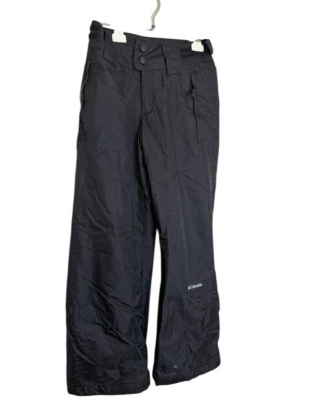 Columbia Omni Shield Snow Pants Waterproof Adjustable Kids 7/8 Black Outdoors